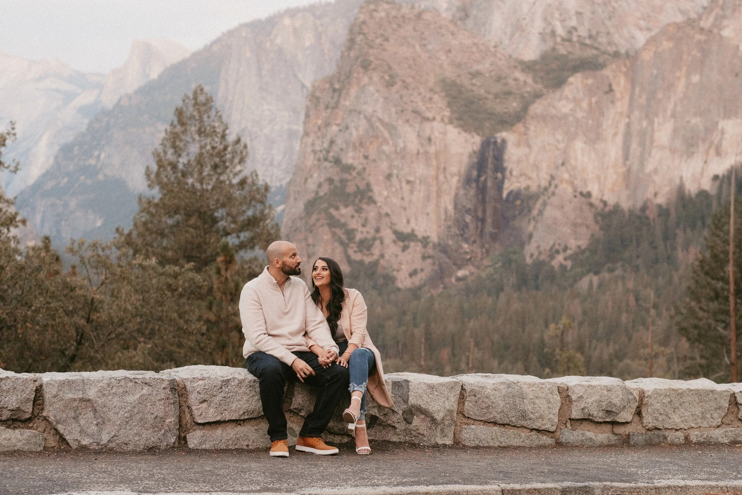 Abe and Vicky portrait in Yosemite