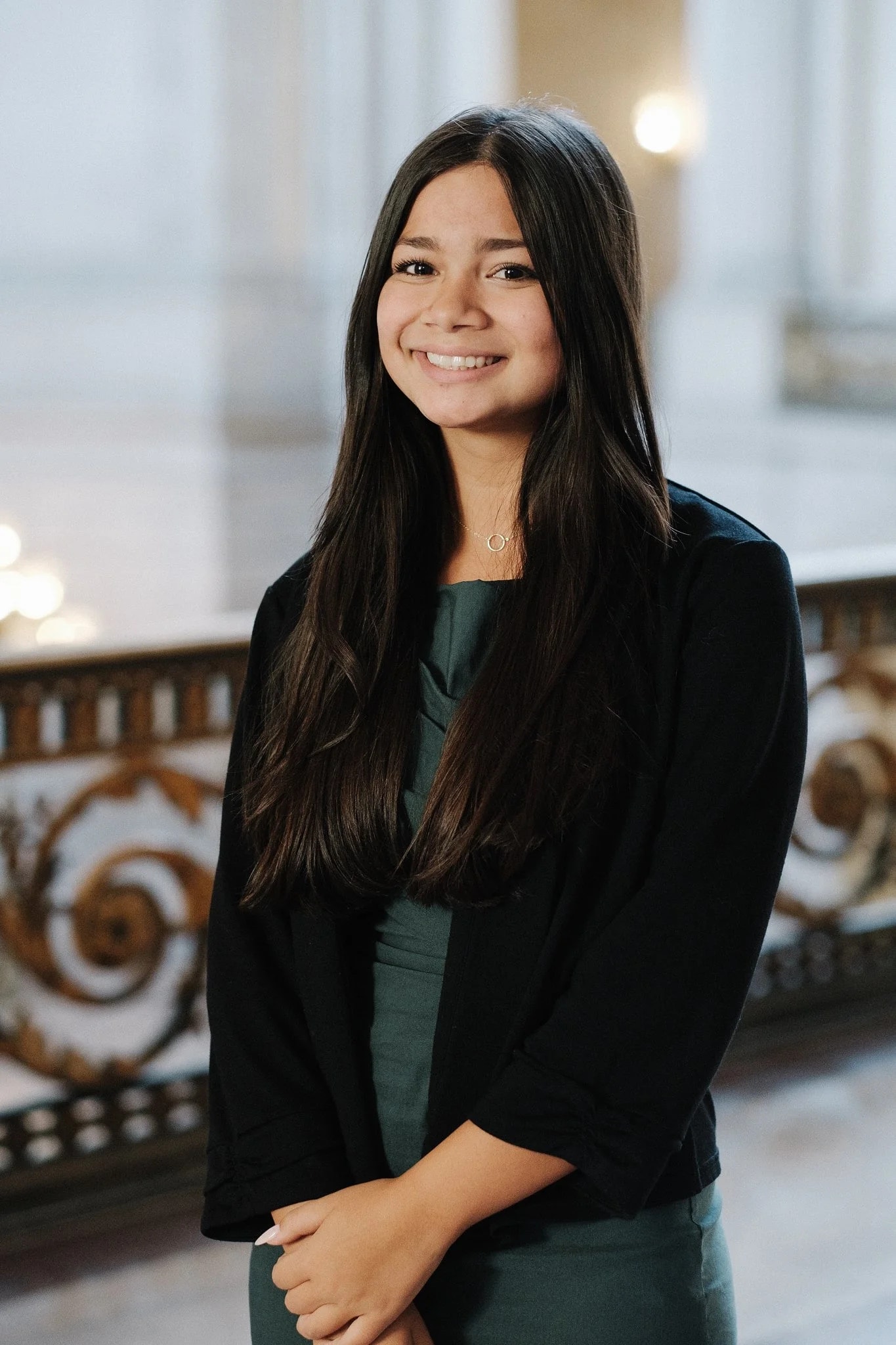 Portrait on the City Hall balcony