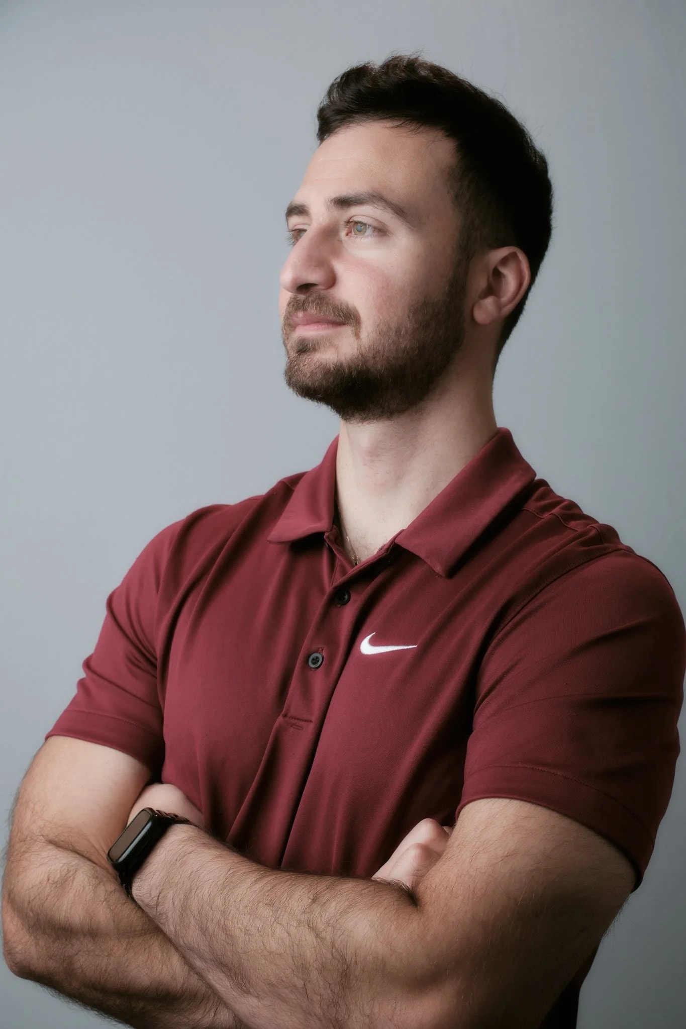 Editorial studio portrait