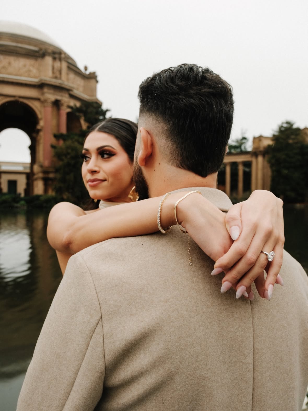 Emmanuel and Marrien engagement portrait