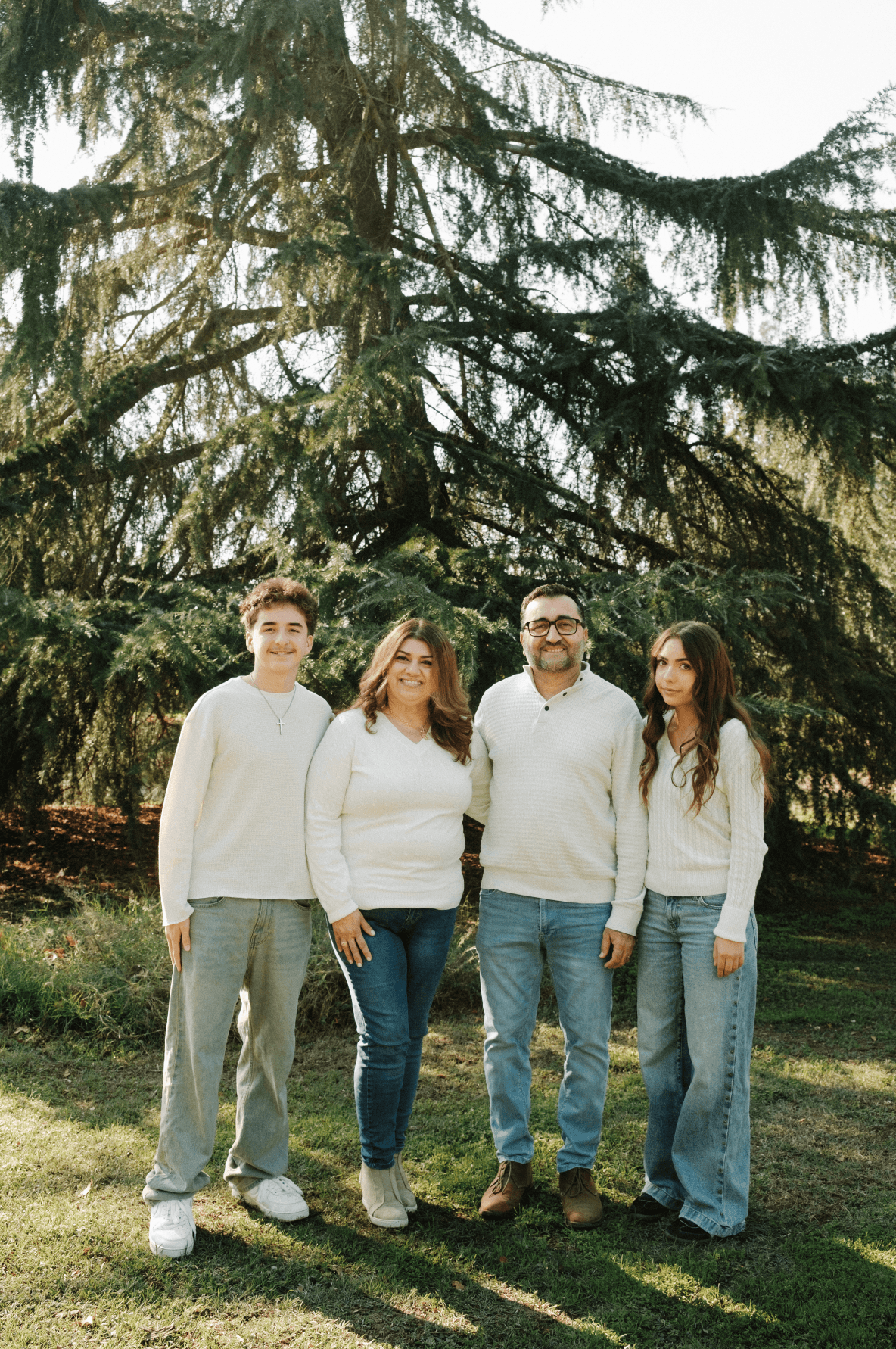 fall family photo — portrait photography by Steven Lelham in Hughson, CA